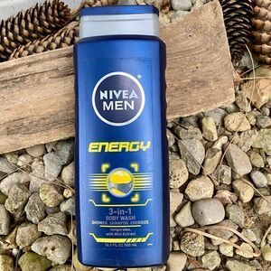 NIVEA MEN® ENERGY 3-IN-1 BODY WASH 16.9 Fl Oz with Mint Extracts, **NEW**
